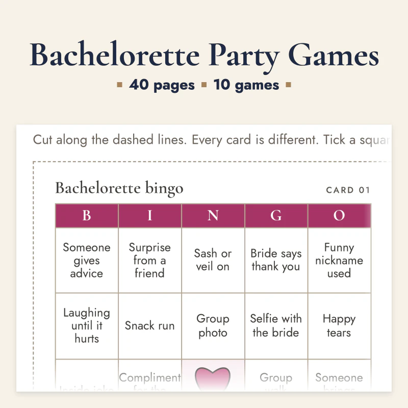 Bachelorette Party Games, cover image