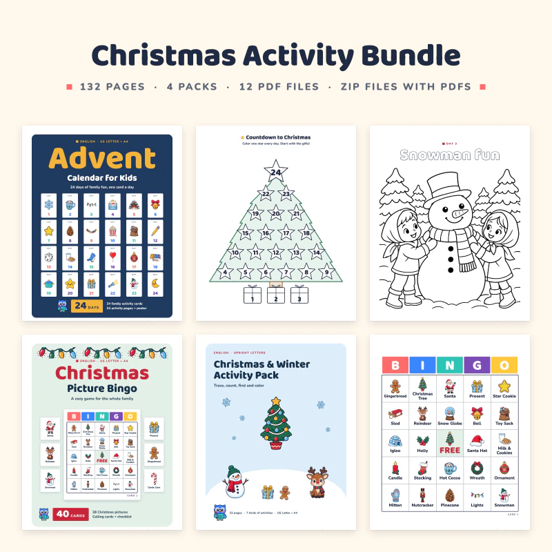 Christmas Activity Bundle, cover image