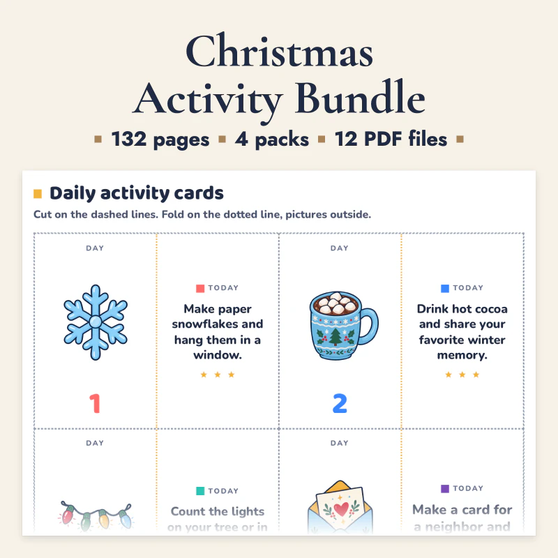 Christmas Activity Bundle, cover image