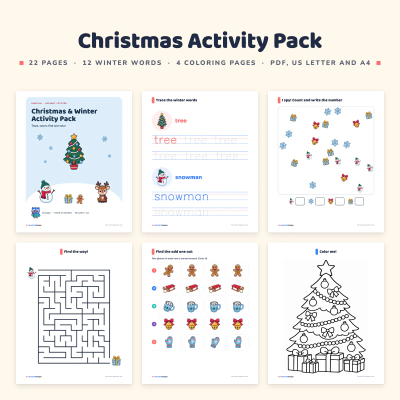 Christmas Activity Pack, cover image