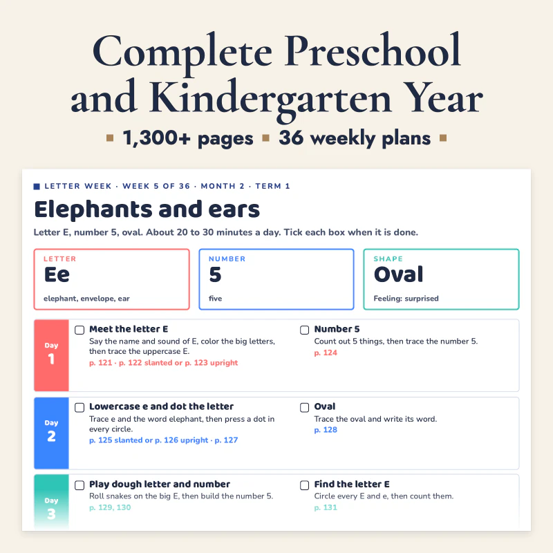 Complete Preschool and Kindergarten Year, cover image