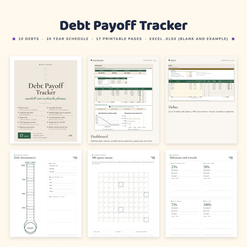 Debt Payoff Tracker, cover image