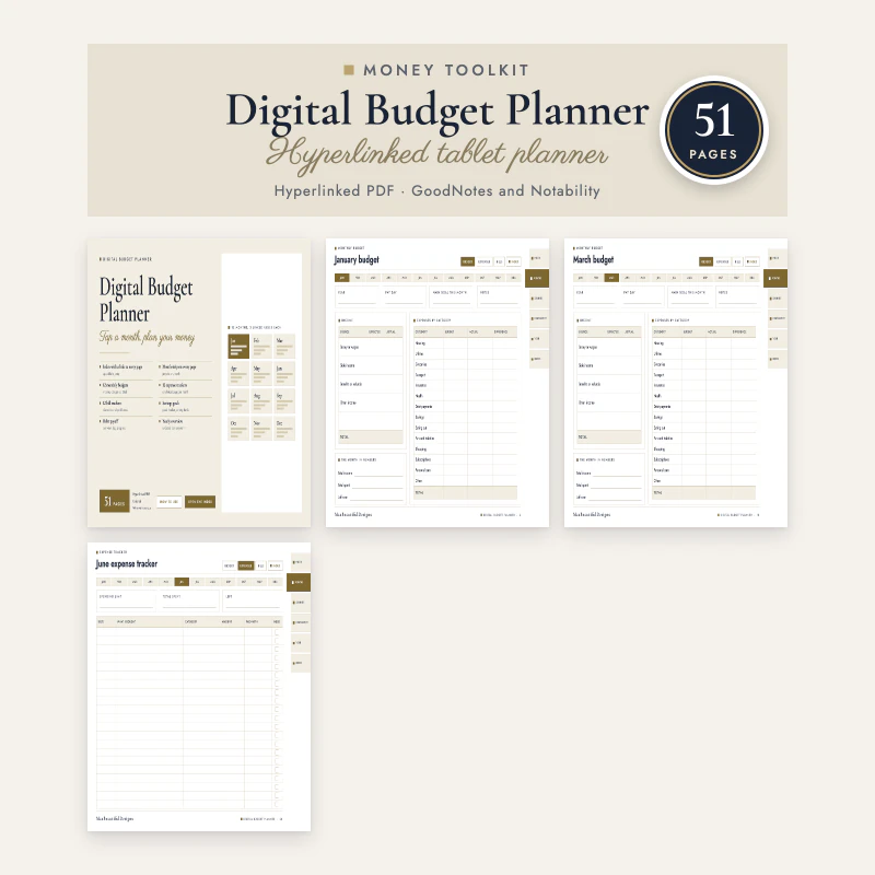 Digital Budget Planner, cover image