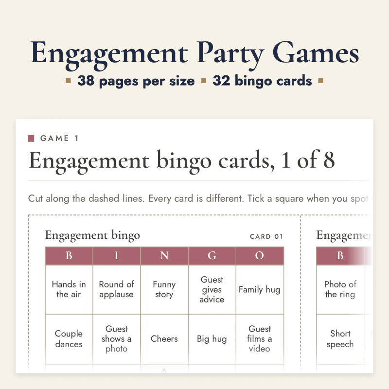 Engagement Party Games, cover image