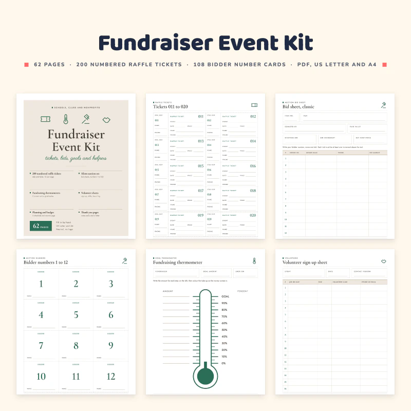 Fundraiser Event Kit, cover image