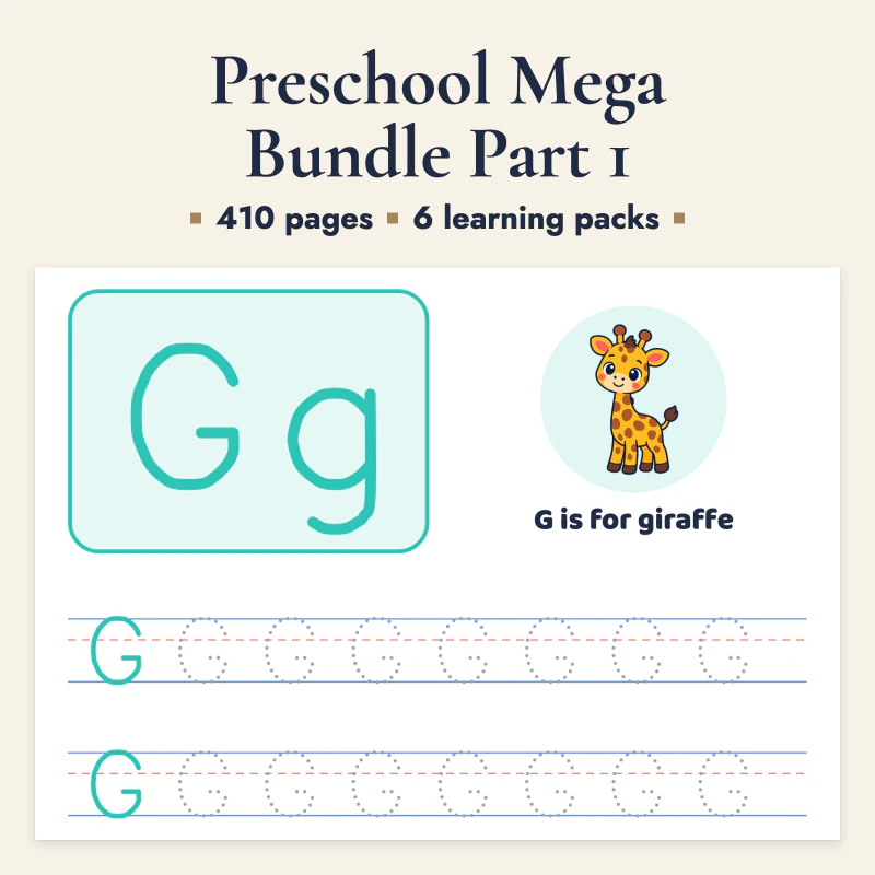Preschool Mega Bundle Part 1, cover image