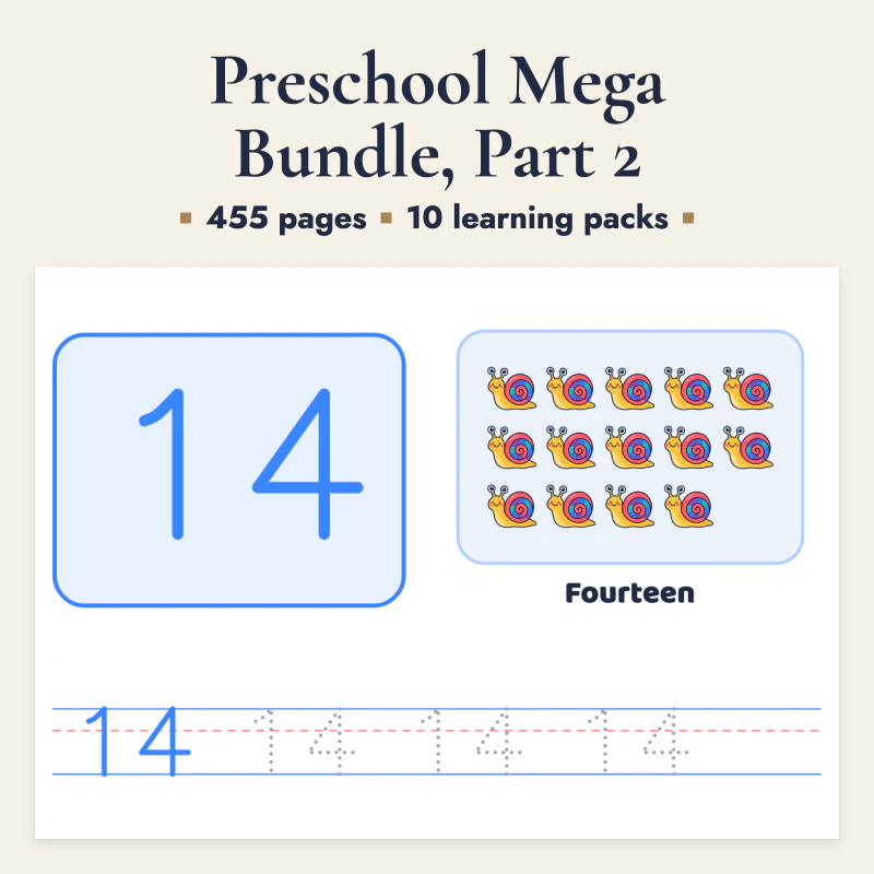 Preschool Mega Bundle, Part 2, cover image