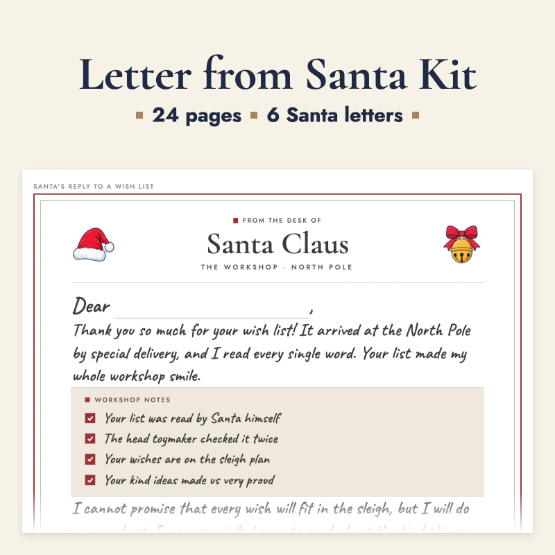 Letter from Santa Kit, cover image